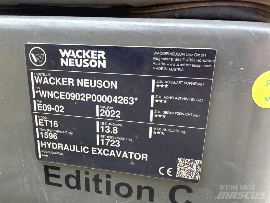 Wacker Neuson ET16 履帶式 挖土機/掘鑿機/挖掘機