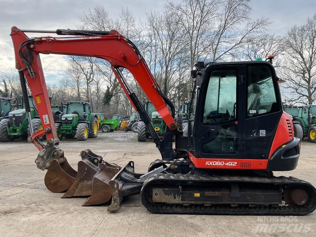 KUBOTA KX080 中型挖土機/掘鑿機/挖掘機 7t-12t
