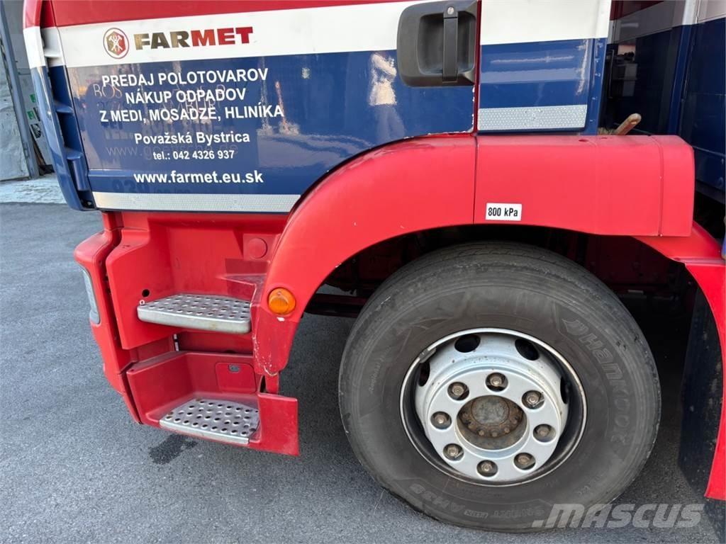 MAN TGM 22.280 平板式/側卸式卡車