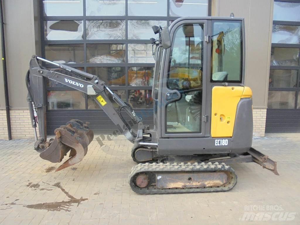 Volvo EC 18 D 小型挖土機/掘鑿機<7t(小型挖掘機)