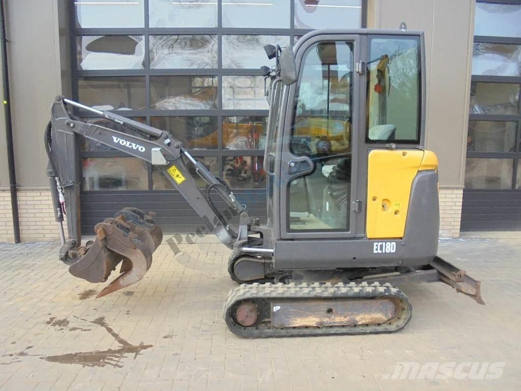 Volvo EC 18 D 小型挖土機/掘鑿機<7t(小型挖掘機)