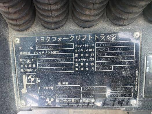 Toyota 30-5 FBL 25 伸縮臂操作車