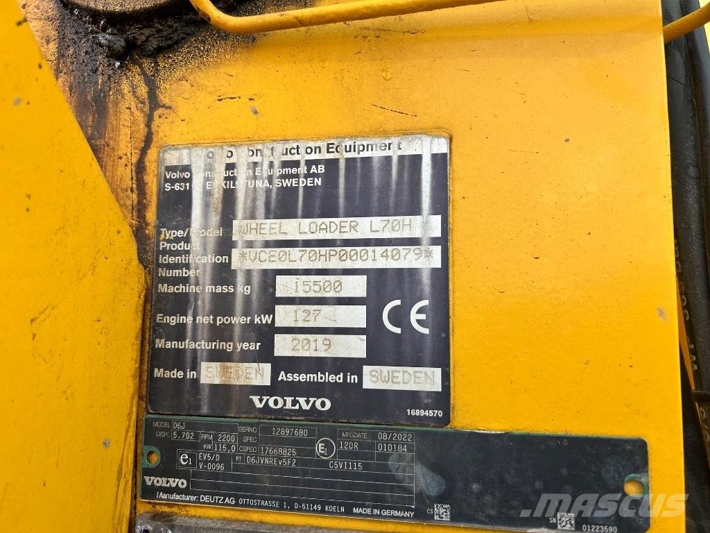 Volvo L 70 H 輪胎式裝載機