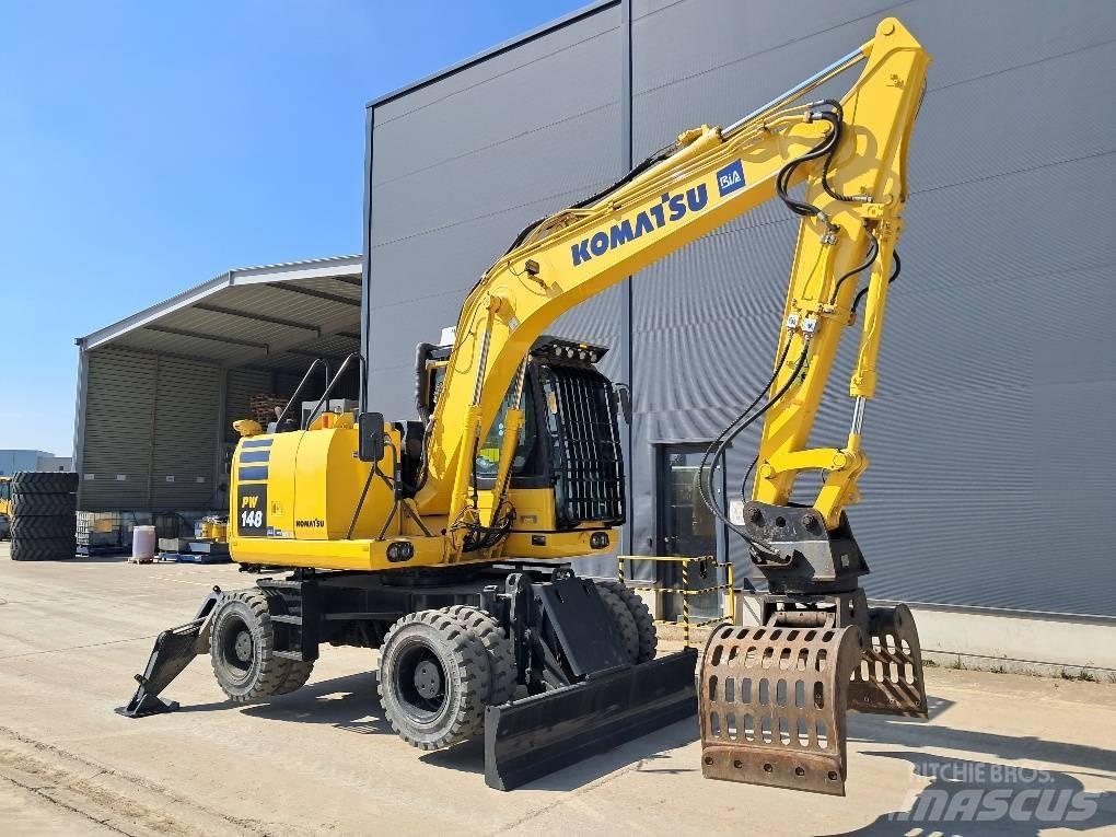 Komatsu PW148-10 旋轉式挖土機/掘鑿機/挖掘機