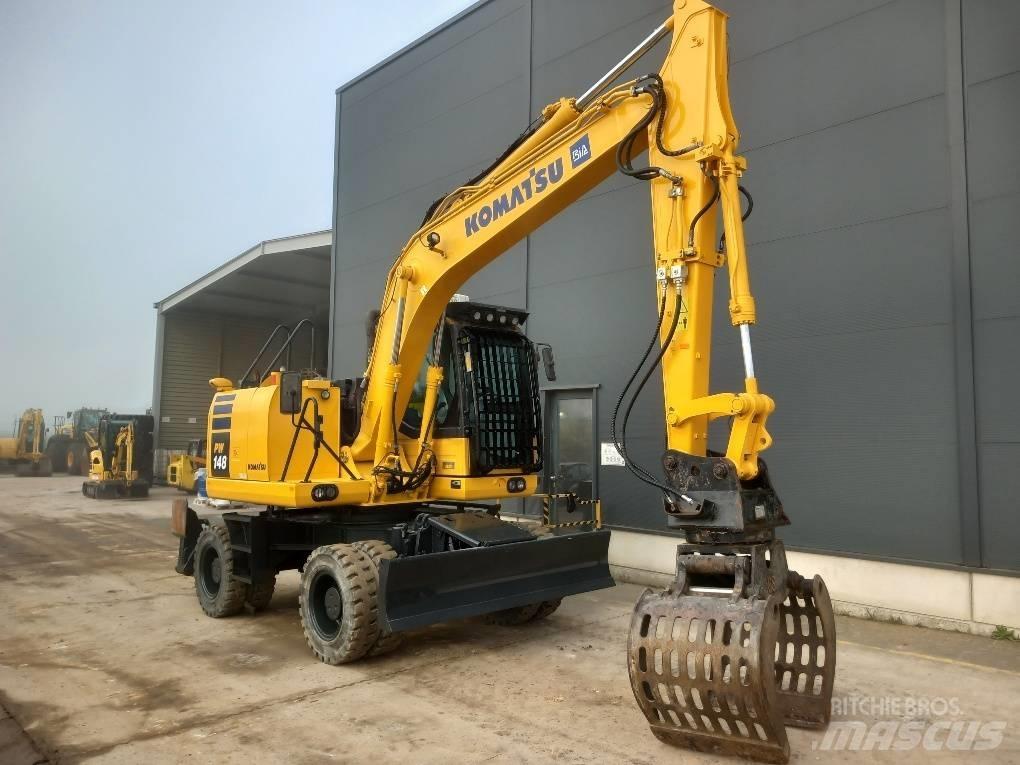 Komatsu PW148-10 旋轉式挖土機/掘鑿機/挖掘機