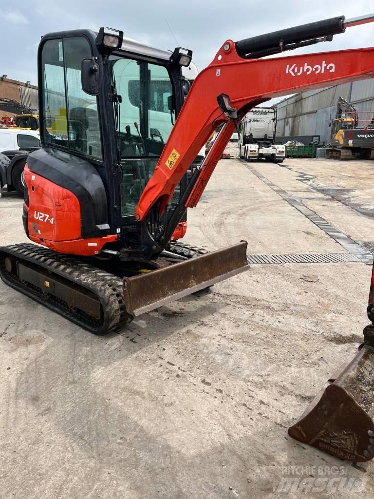 Kubota U 27-4 小型挖土機/掘鑿機<7t(小型挖掘機)