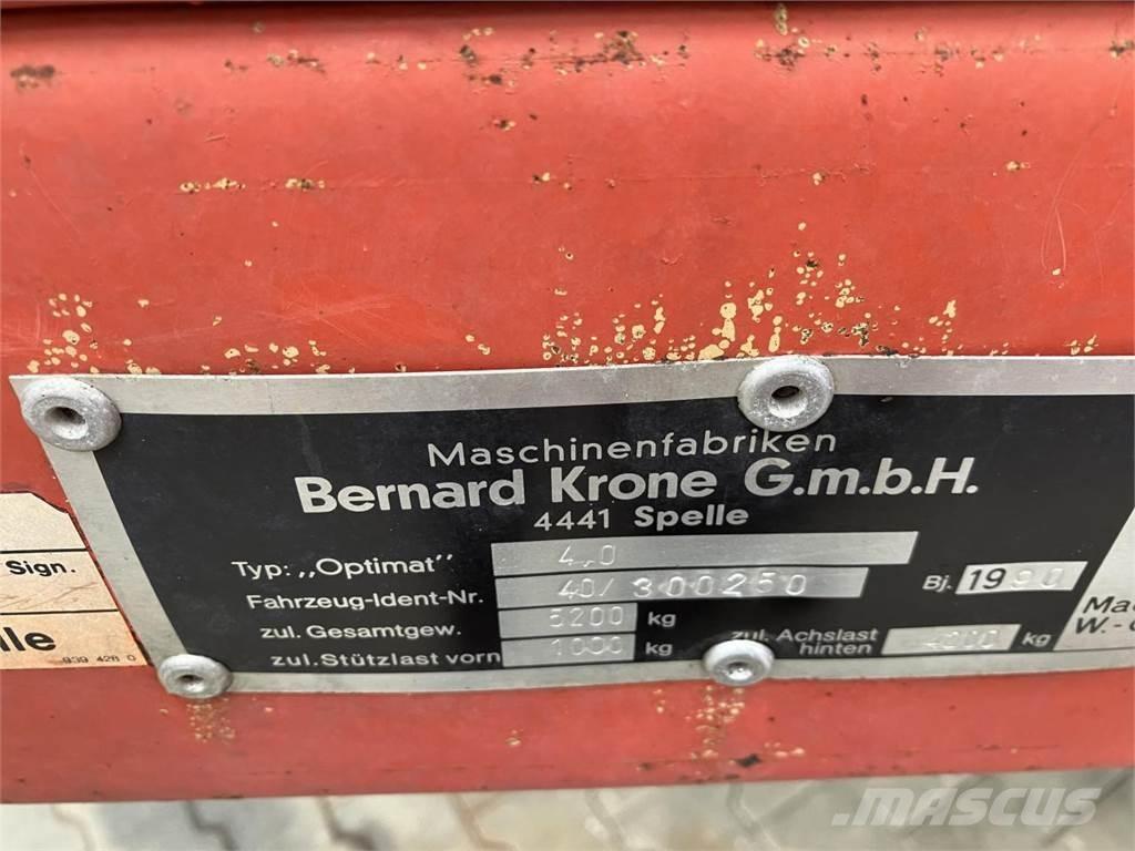 Krone Optimat 4.0 肥料撒布機