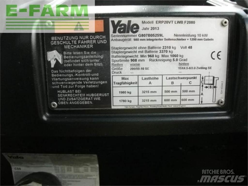 Yale erp 20 vt lwb 堆高機(叉車)-其他