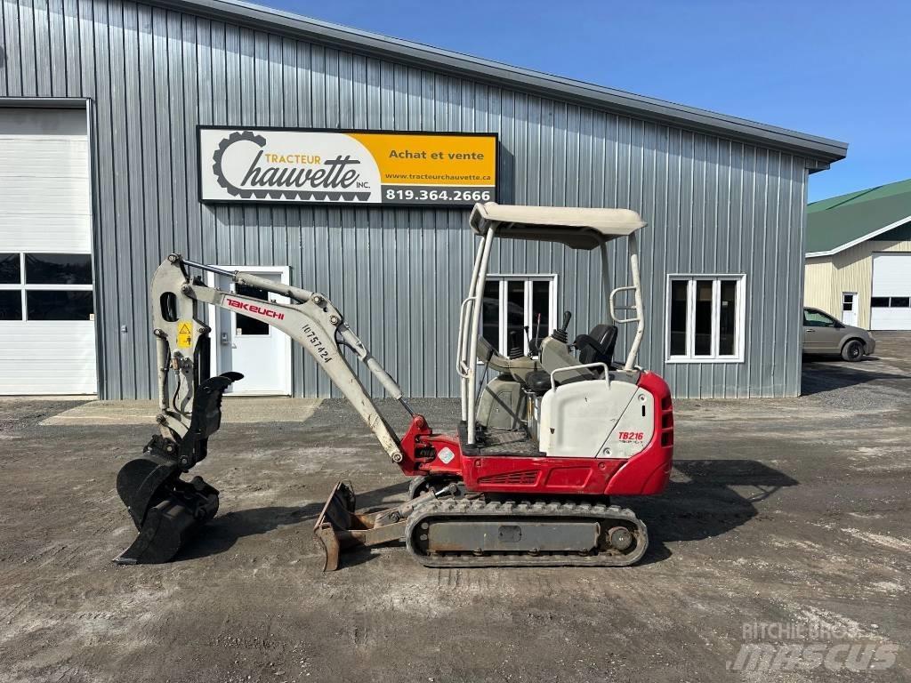 Takeuchi TB 216 小型挖土機/掘鑿機<7t(小型挖掘機)