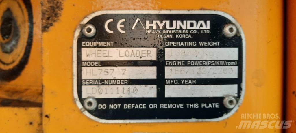 Hyundai HL 757-7 輪胎式裝載機