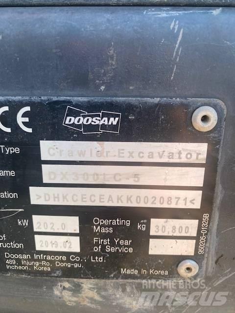 Doosan DX 300 LC-5 履帶式 挖土機/掘鑿機/挖掘機