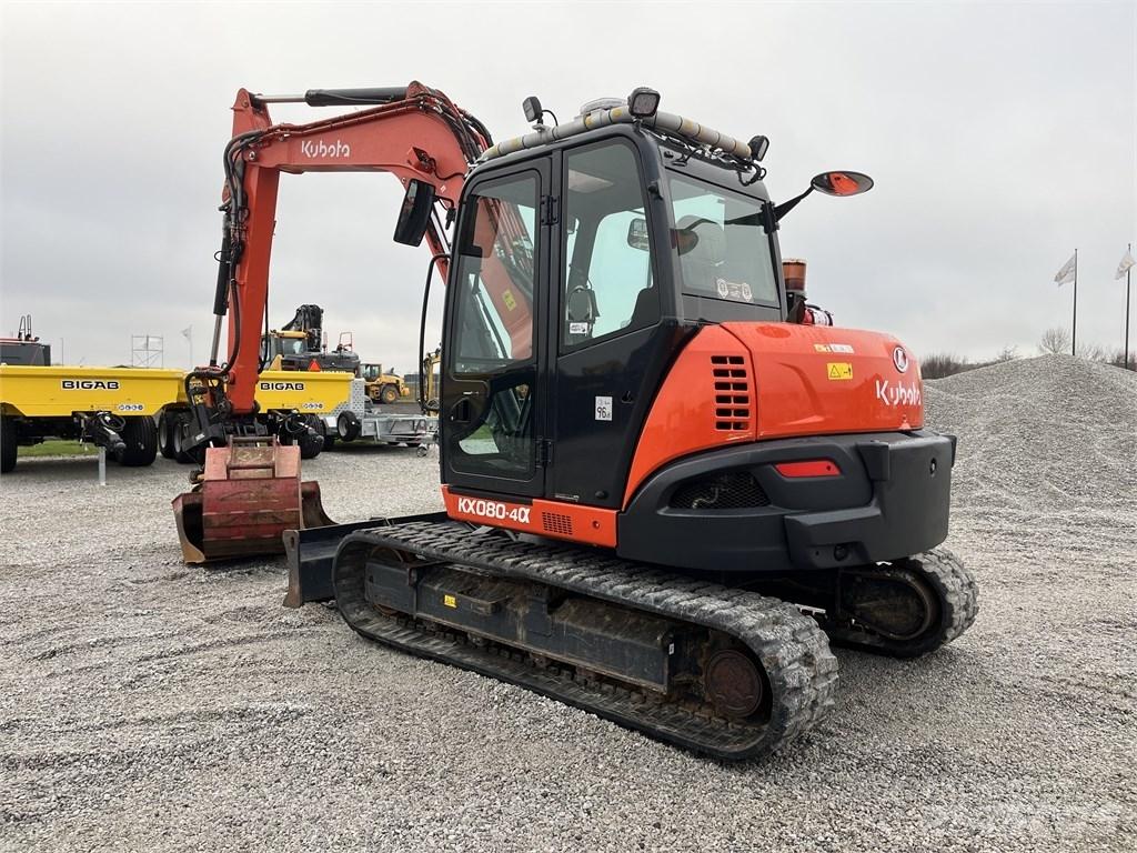 Kubota KX 080-4 中型挖土機/掘鑿機/挖掘機 7t-12t