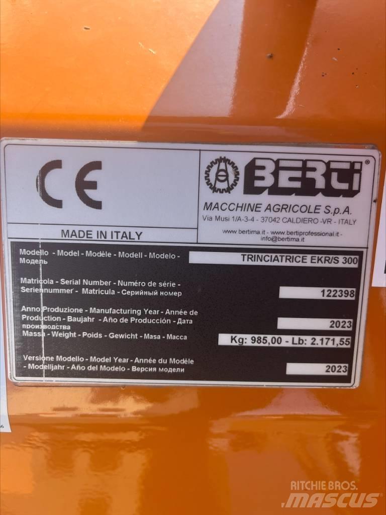 Berti EKR-S 300 莖葉去葉機