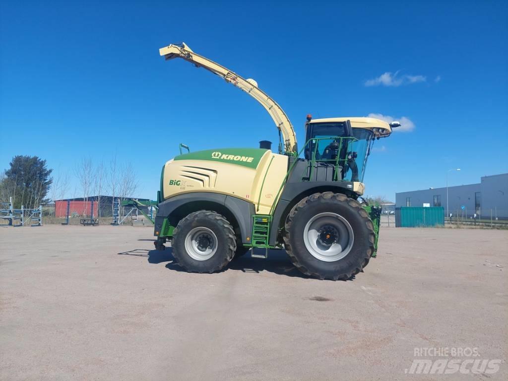 Krone Big X 630 自走式飼料採集機
