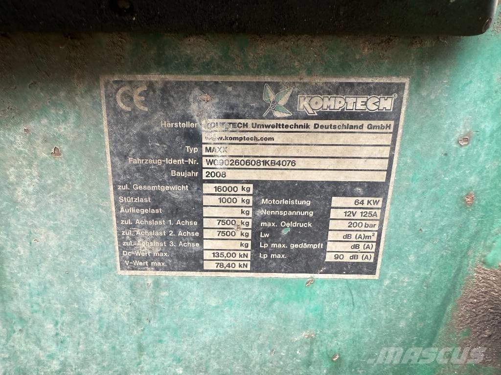 Komptech Maxx 移動式篩選機