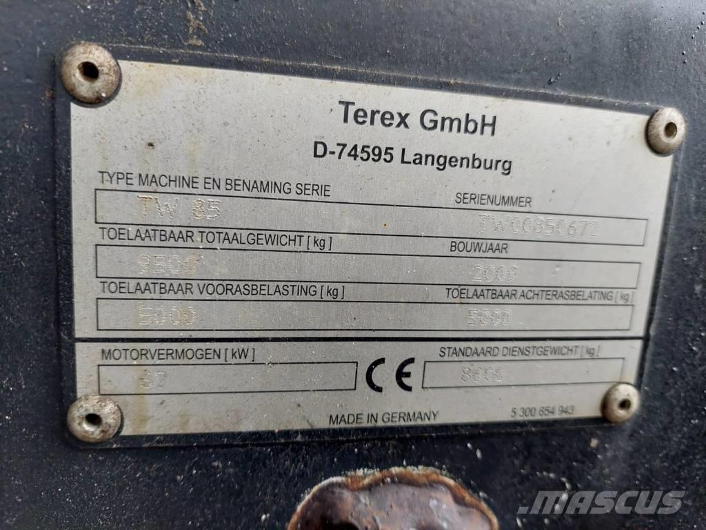 Terex TW 85 旋轉式挖土機/掘鑿機/挖掘機