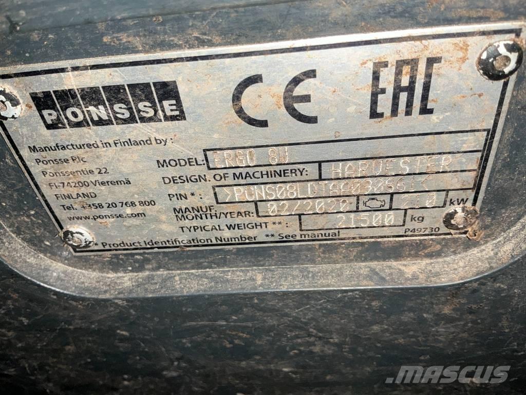 Ponsse ERGO 8W 收穫機