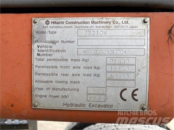 Hitachi ZX 210 W 旋轉式挖土機/掘鑿機/挖掘機