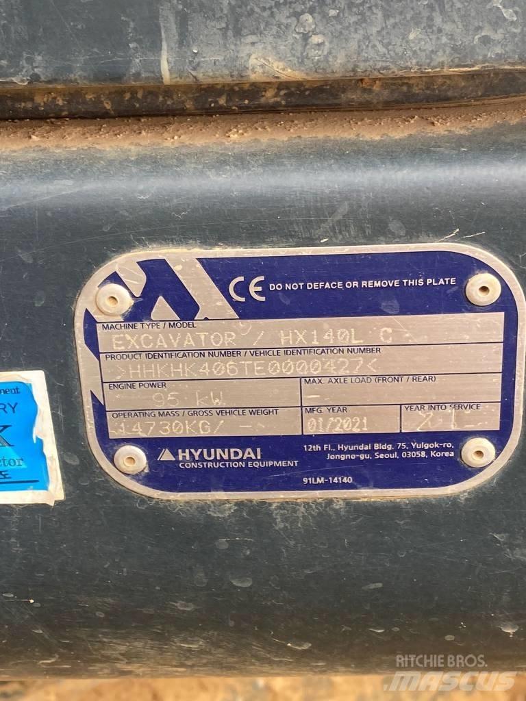 Hyundai HX140LC 履帶式 挖土機/掘鑿機/挖掘機