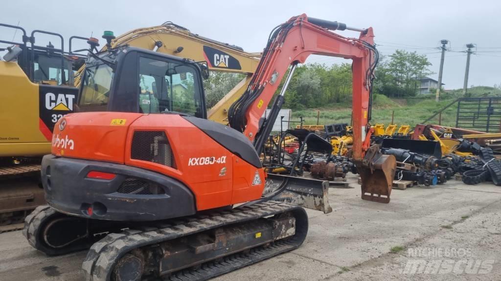 Kubota Kx 080-4 中型挖土機/掘鑿機/挖掘機 7t-12t