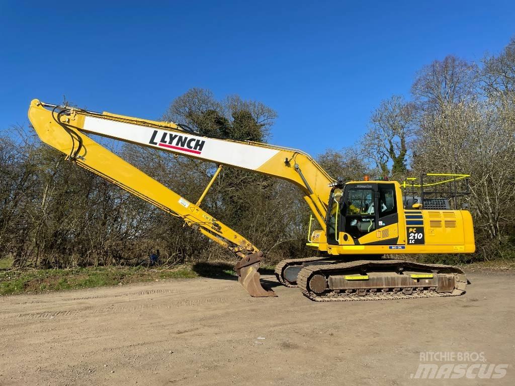 Komatsu PC 210 長臂前伸型挖土機/掘鑿機/挖掘機