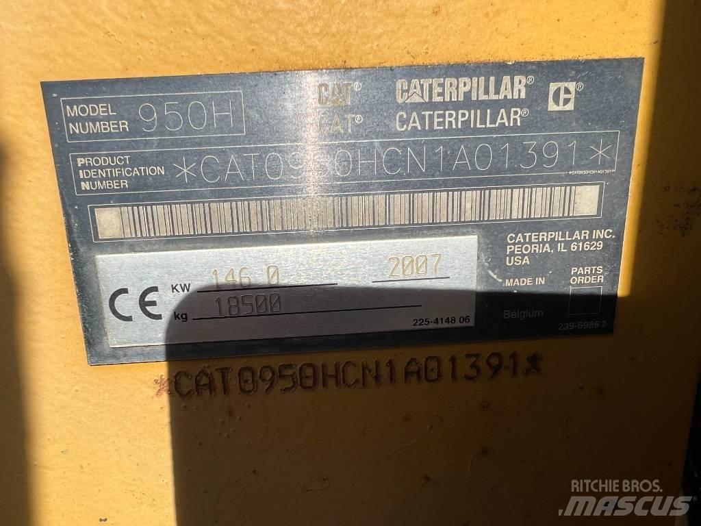 CAT 950 H 輪胎式裝載機