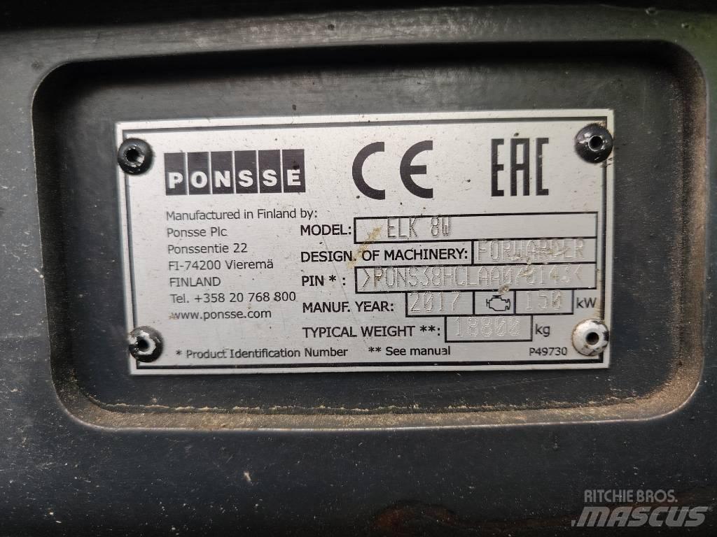 Ponsse Elk 8W 集運機