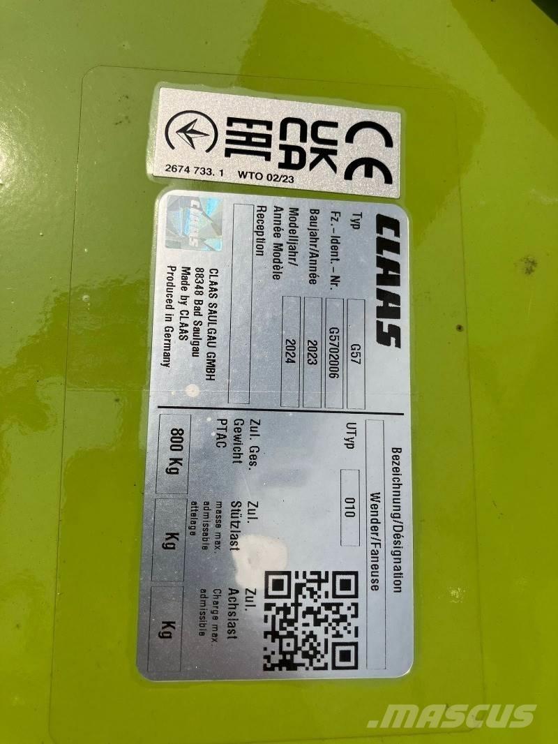 CLAAS Volto 65 耙與翻草機
