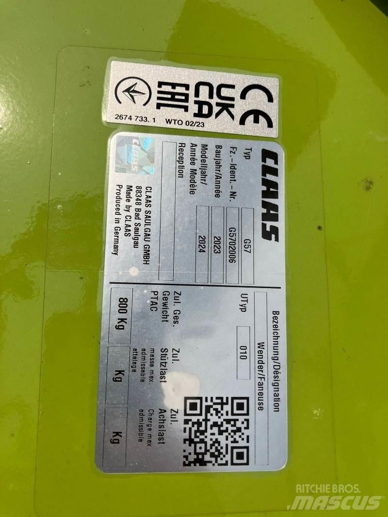 CLAAS Volto 65 耙與翻草機