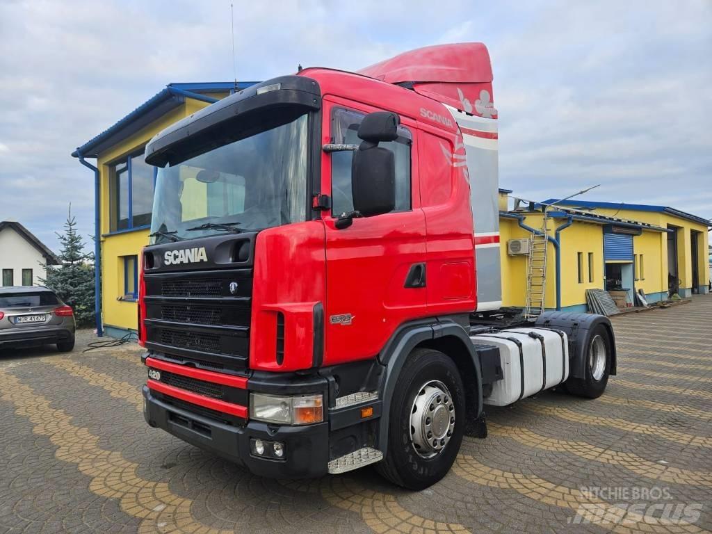 Scania 124 L 420 曳引機組件