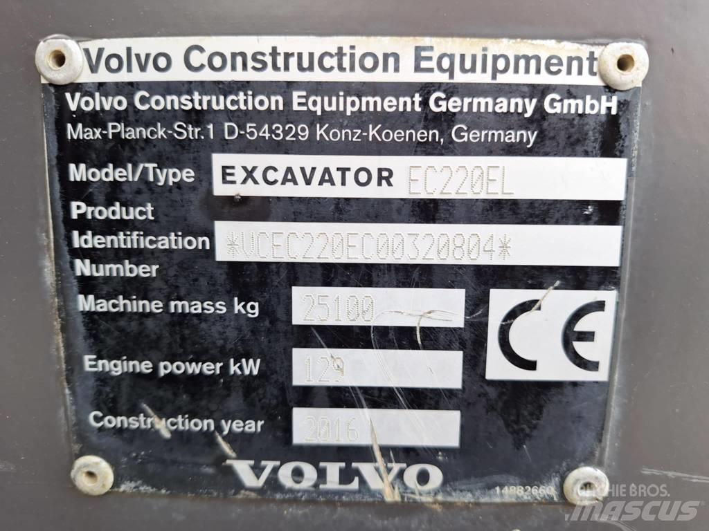 Volvo EC 220 EL 履帶式 挖土機/掘鑿機/挖掘機