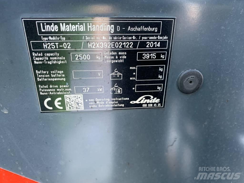 Linde H25T-02 液化石油氣LPG卡車