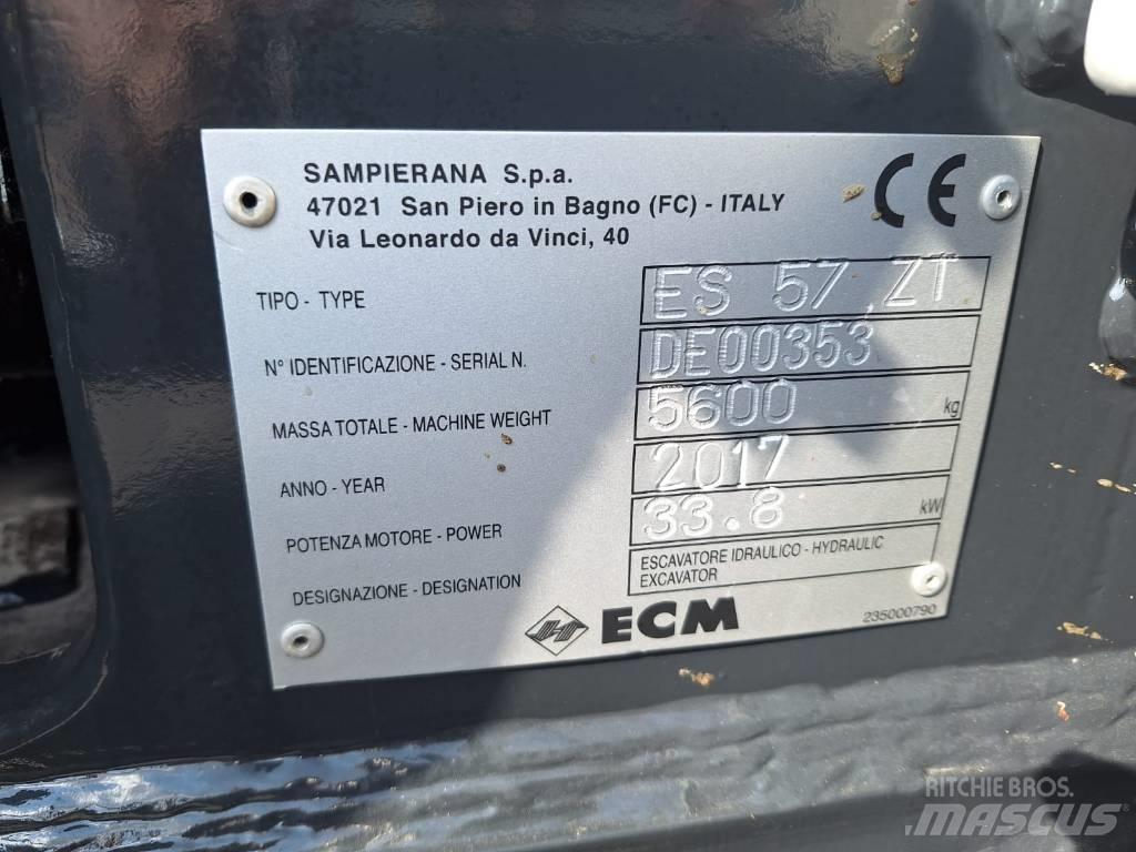 ECM ES 57 ZT 小型挖土機/掘鑿機<7t(小型挖掘機)