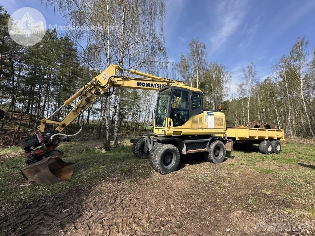 Komatsu PW 160 ES-7K 旋轉式挖土機/掘鑿機/挖掘機