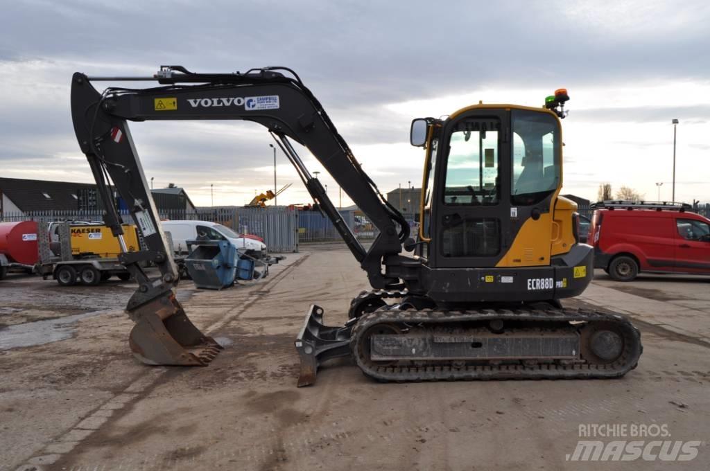 Volvo ECR 88 D 中型挖土機/掘鑿機/挖掘機 7t-12t