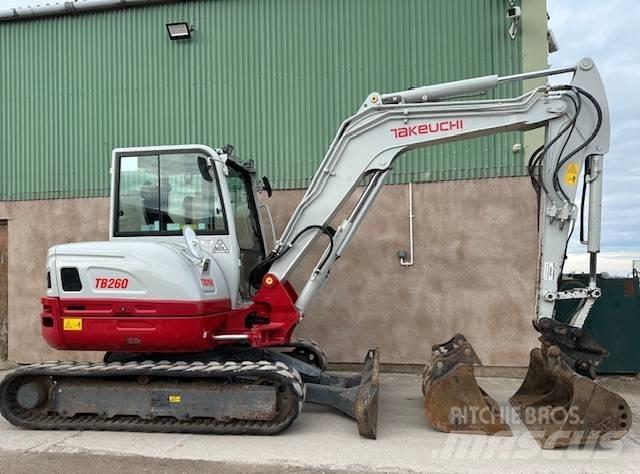 Takeuchi TB 260 小型挖土機/掘鑿機<7t(小型挖掘機)