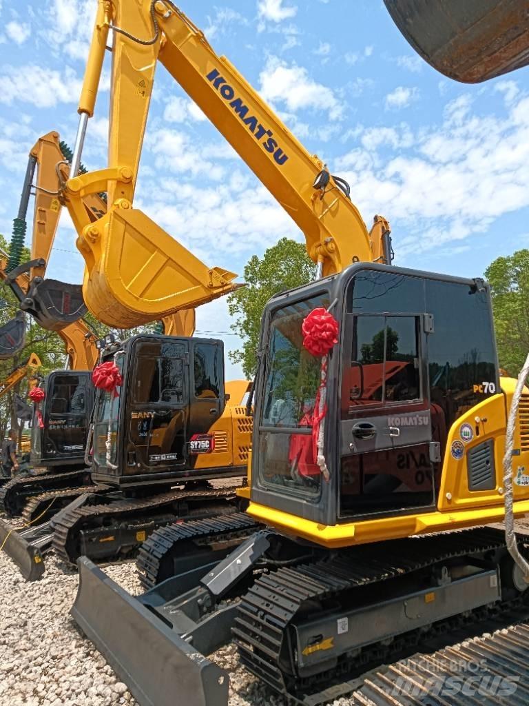 Komatsu PC 70 小型挖土機/掘鑿機<7t(小型挖掘機)