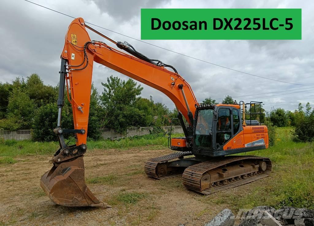 Doosan DX 225 LC-5 履帶式 挖土機/掘鑿機/挖掘機