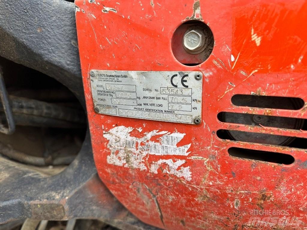 Kubota KX 048-4 小型挖土機/掘鑿機<7t(小型挖掘機)