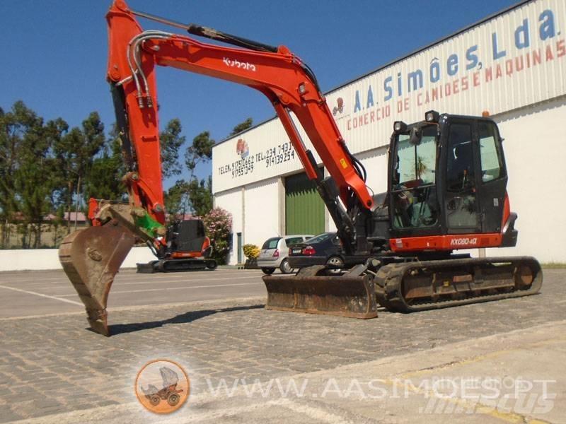 Kubota KX 080-4 中型挖土機/掘鑿機/挖掘機 7t-12t