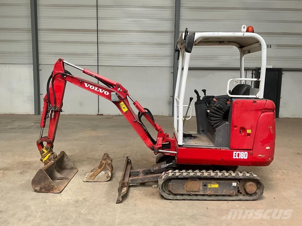 Volvo EC 18 D 小型挖土機/掘鑿機<7t(小型挖掘機)