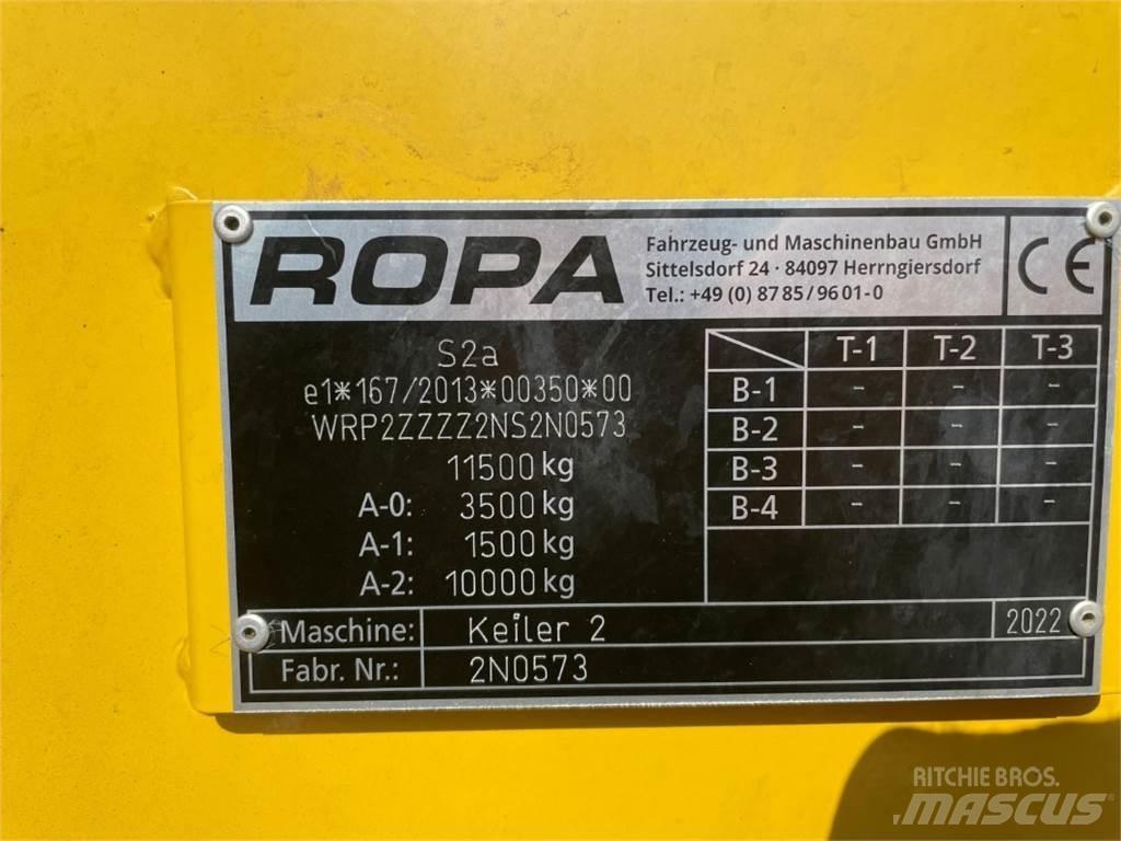 Ropa KEILER 2 馬鈴薯收穫機和挖掘機