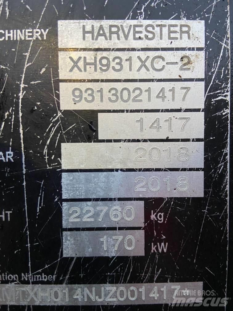 Komatsu 931XC 收穫機