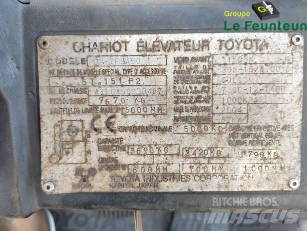 Toyota 02-7 FG A 50 液化石油氣LPG卡車