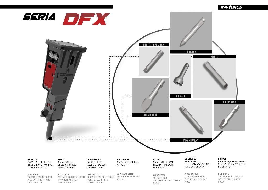  DEMOQ DFX5000 鐵鎚/碎石機