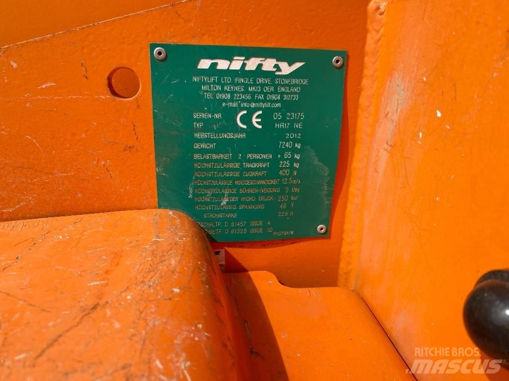 Niftylift HR 17NE 曲臂高空作業車