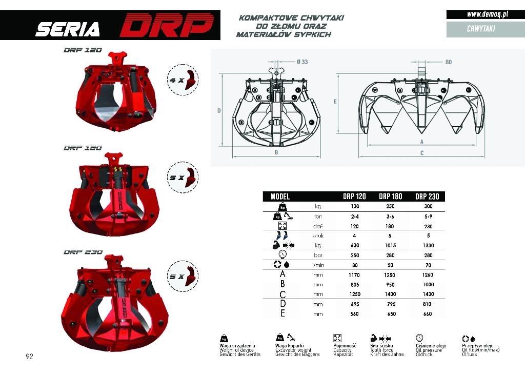  DEMOQ DRP250 4P 兩爪吊夾