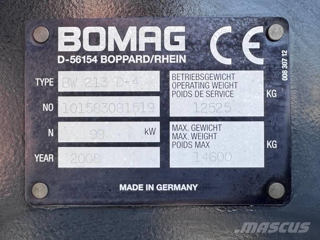 Bomag BW 213 D-4 單輪滾壓機