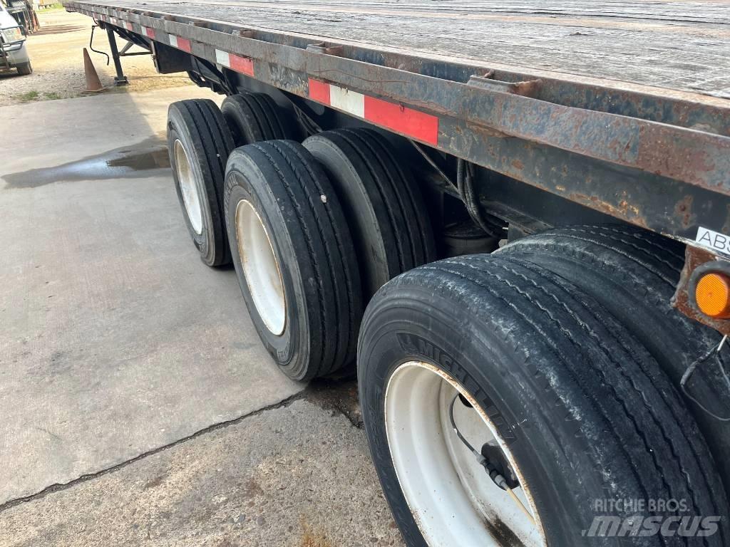 Fontaine 3 axle FBS 平板式/側卸式拖車
