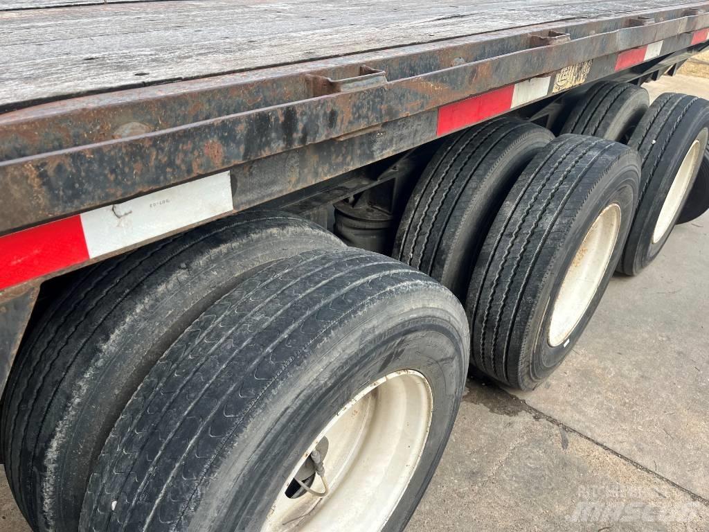 Fontaine 3 axle FBS 平板式/側卸式拖車